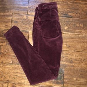 Maroon Corduroy pants